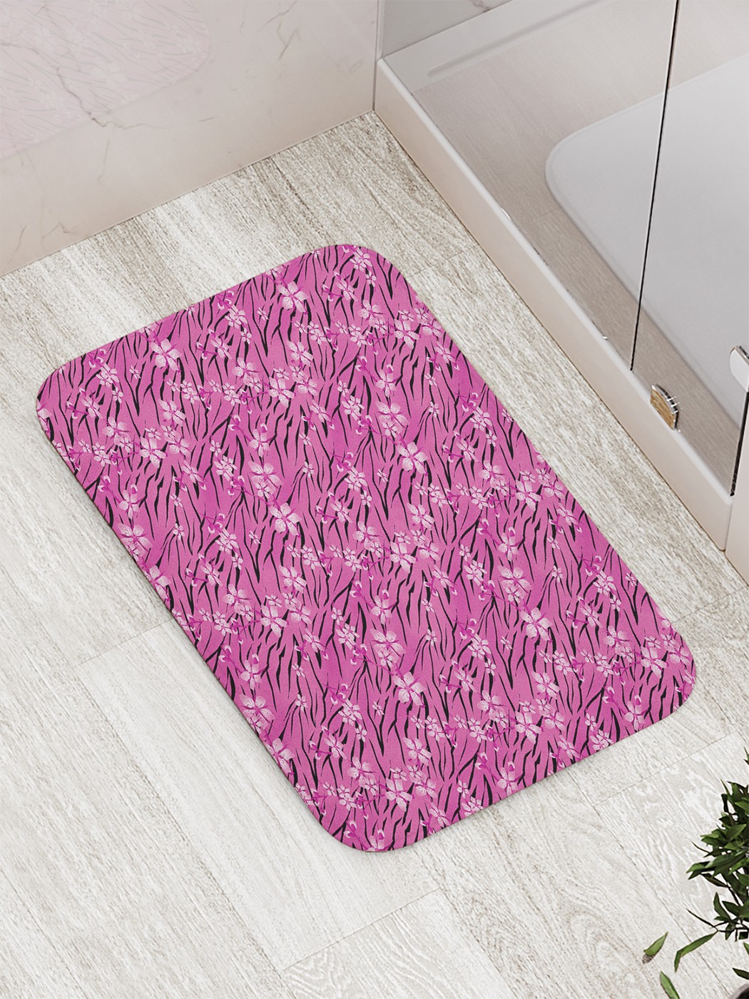 

bath_14065 Коврик противоскользящий для ванной, сауны, бассейна, 77х52 см