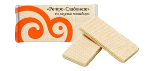 

Вафли Сладонеж Ретро Со вкусом пломбира 500 г