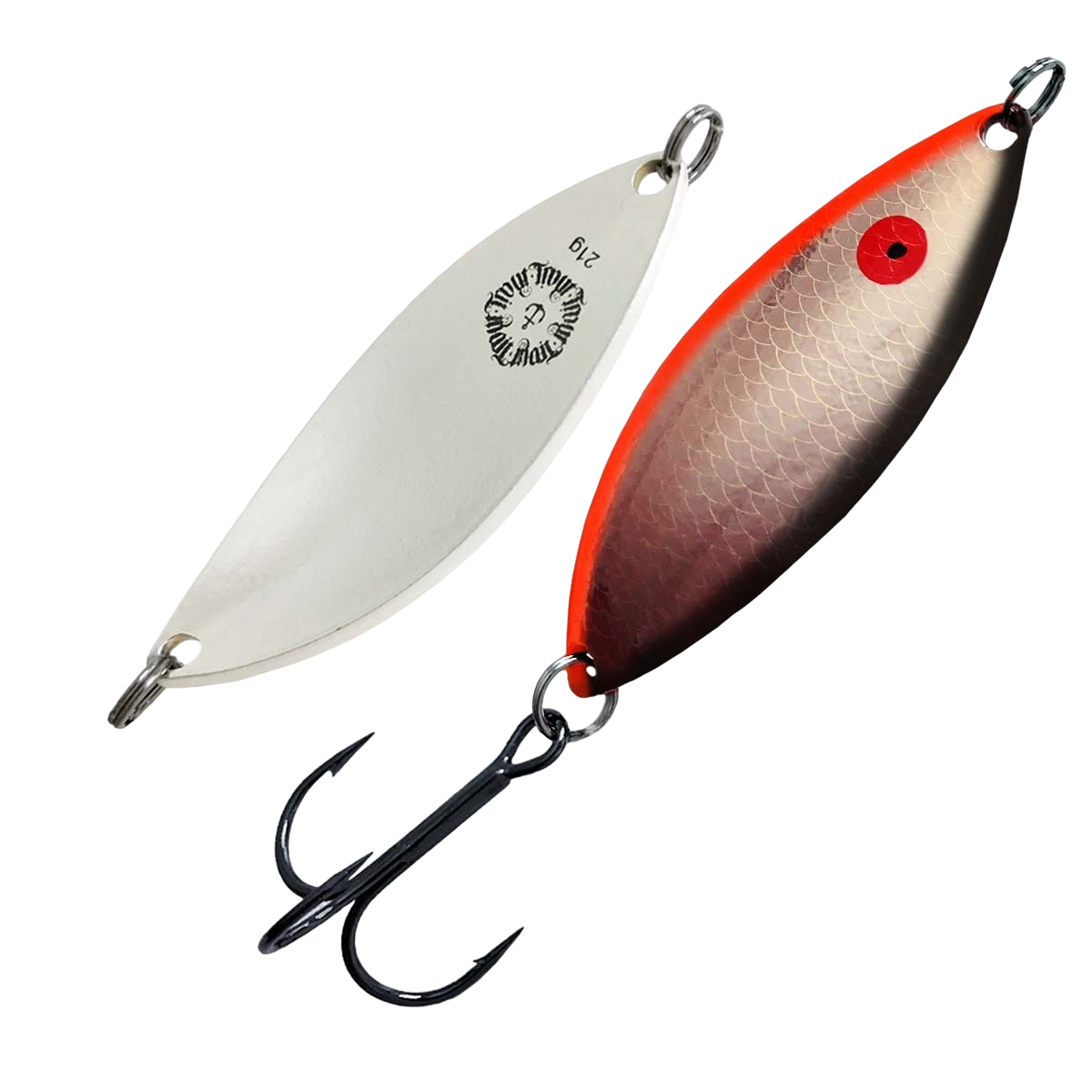 

Блесна колеблющаяся на щуку Crocodile 70 (Советский Крокодил)21g цвет 04, Crocodile 70