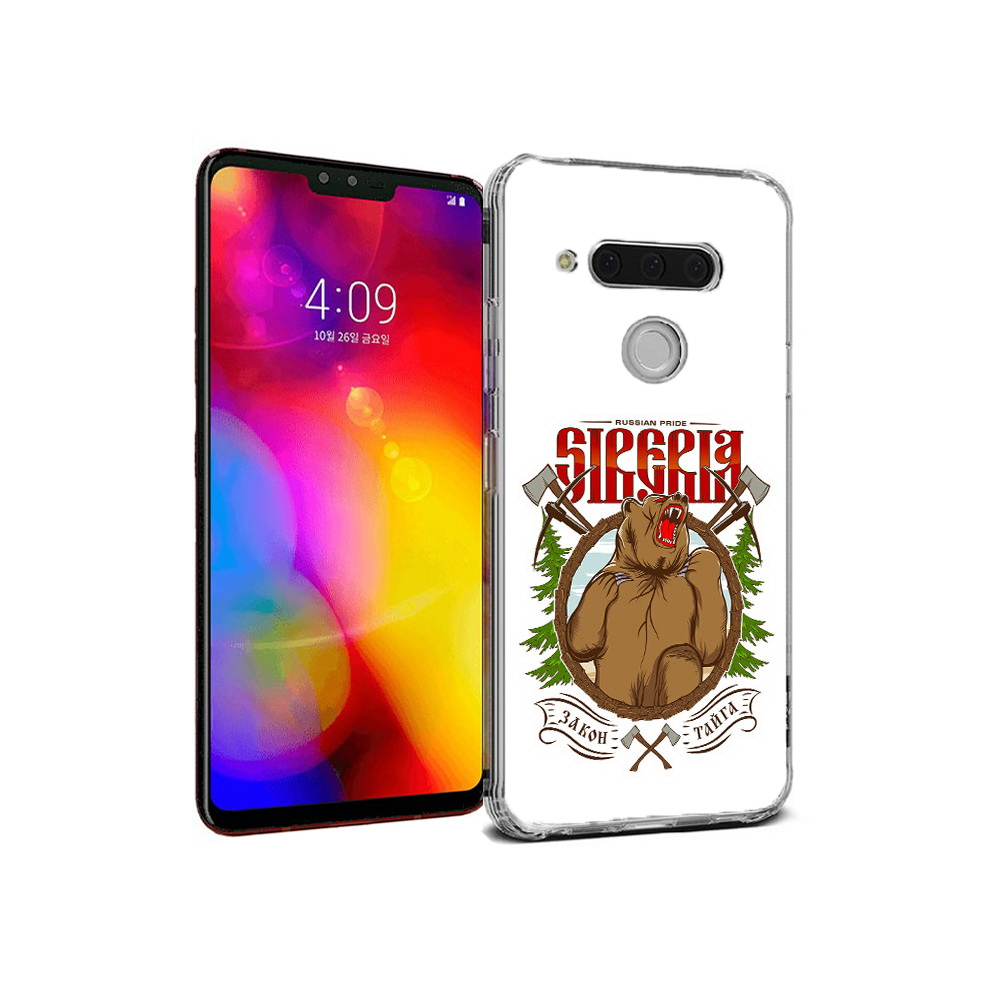 

Чехол MyPads Tocco для LG V40 ThinQ Тайга (PT121590.74.168), Прозрачный, Tocco