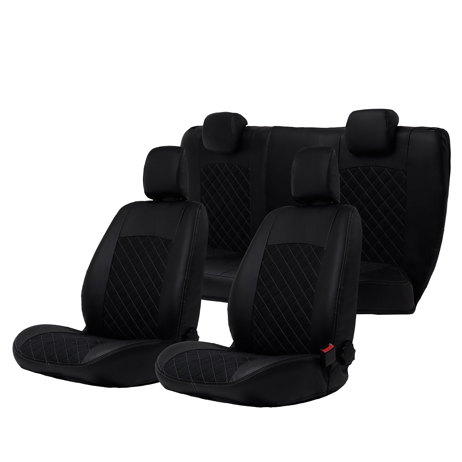 

Чехлы на сиденья Chevrolet Aveo -1 2002-2011 г.в., T200T250 Седан Ravon Nexia R3 2016-201, Черный