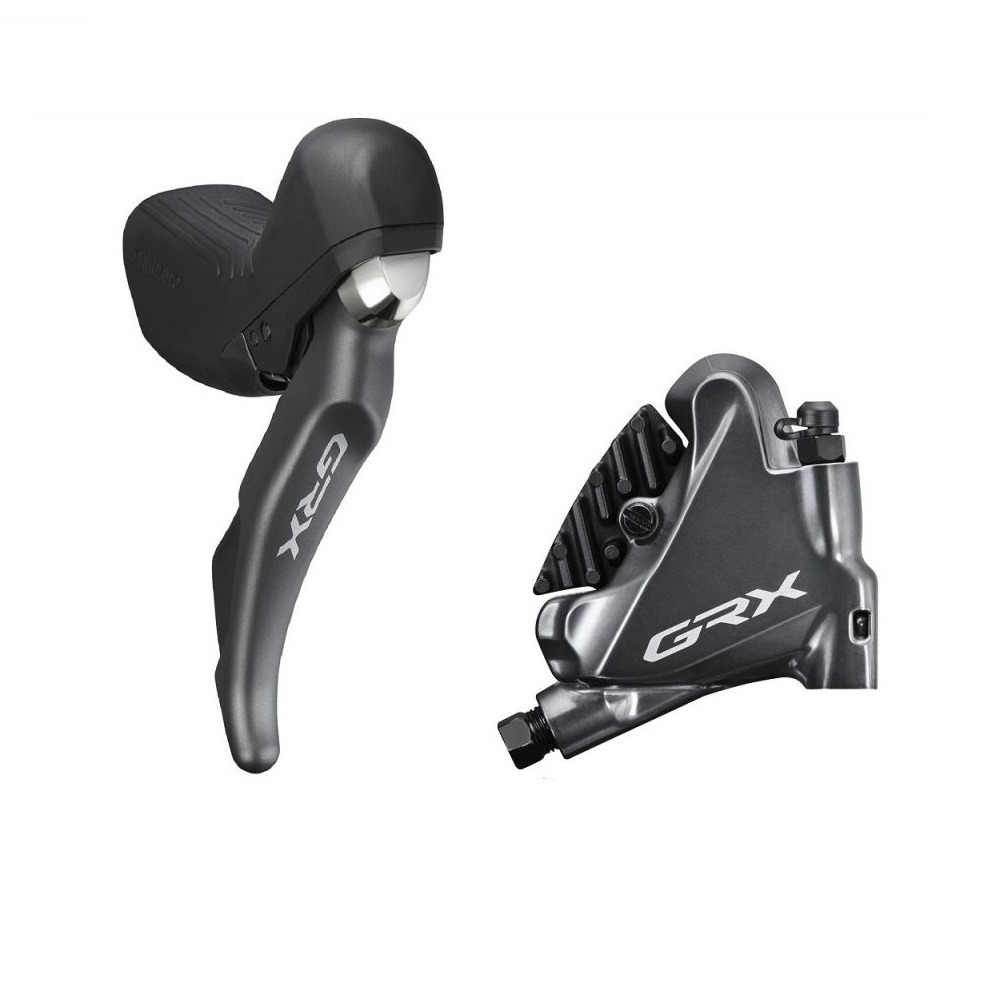 

Шифтер-Тормозная ручка Shimano GRX ST-RX810/BR-RX810 Disc Brake Dual Control Level Прав/11, Черный, Krx810