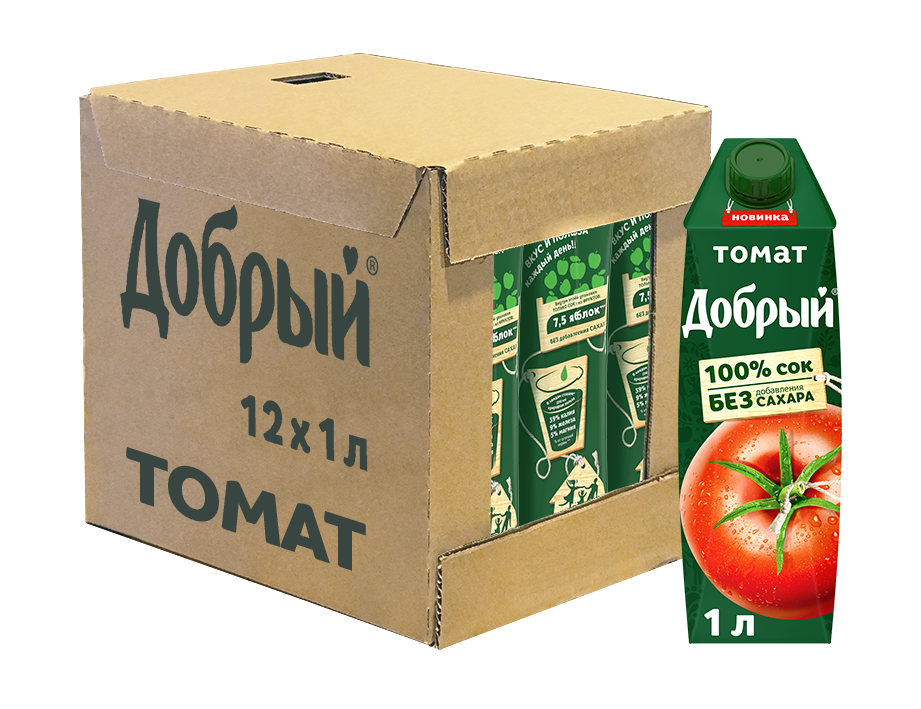 Упаковка сока добрый. Сок добрый томат 1л. Добрый сок добрый томатный 1 л. Сок добрый яблоко 1л. Сок добрый яблоко/томат 1л.