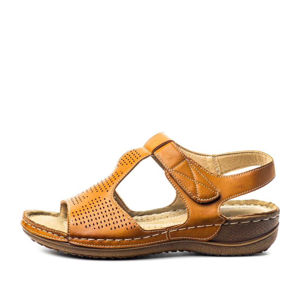 

Босоножки женские MUNZ SHOES 245-21WB-058SS бежевые 38 RU, 245-21WB-058SS