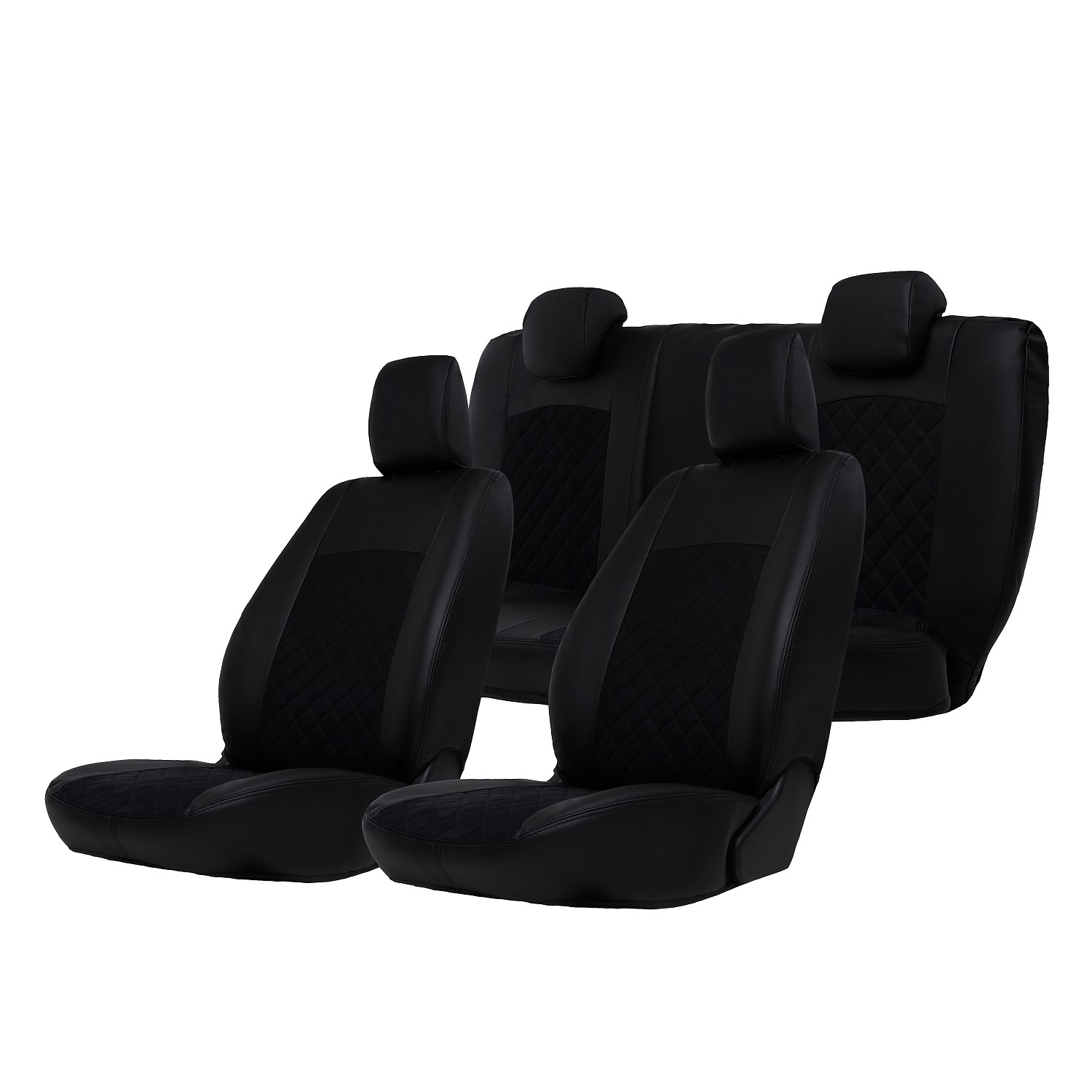 

Чехлы на сиденья Chevrolet Aveo -1 2002-2011 г.в., T200T250 Седан Ravon Nexia R3 2016-201, Черный