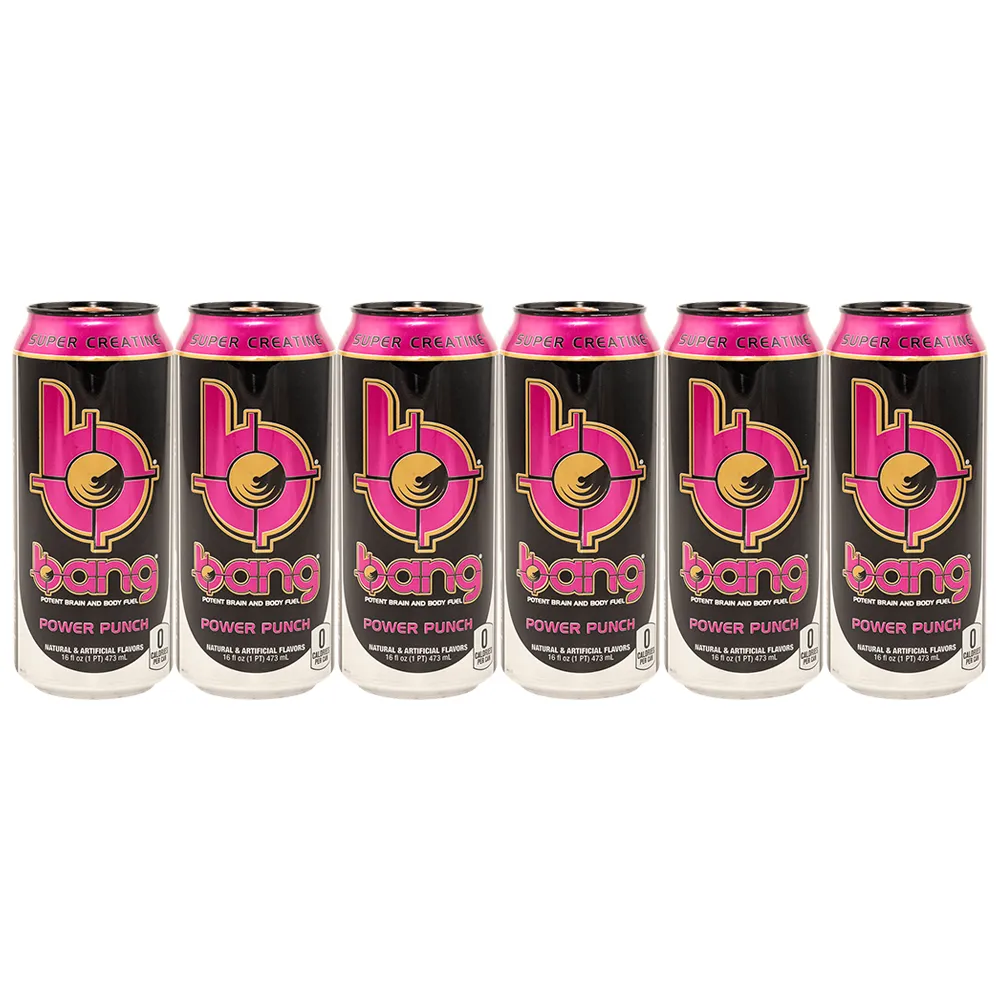 

Энергетический напиток Bang Power Punch 6 шт по 473 мл
