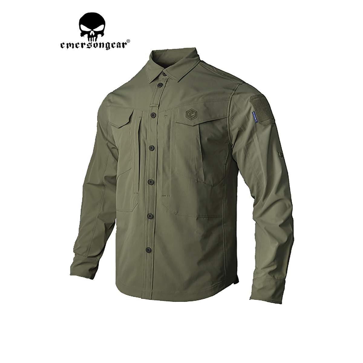 Рубашка мужская EmersonGear Persecutor Tactical Shirt зеленая S