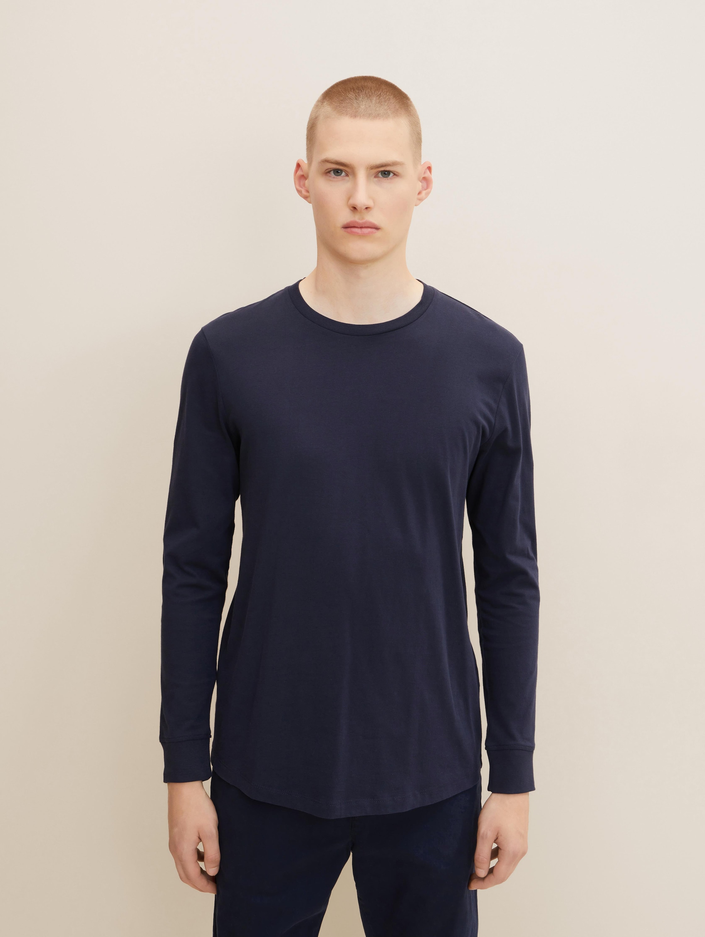 

Лонгслив мужской TOM TAILOR 1033022 синий XL, 1033022