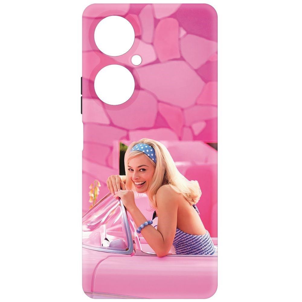 

Чехол-накладка Krutoff Soft Case Барби в розовом для Huawei Nova 11i черный