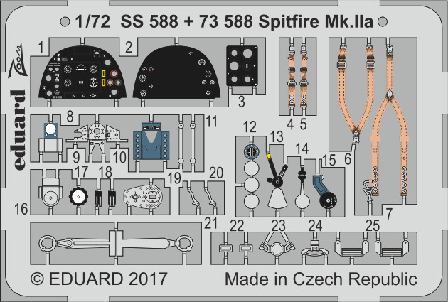 

Фототравление Eduard Spitfire Mk. IIa