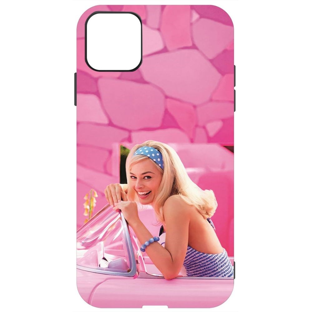 

Чехол-накладка Krutoff Soft Case Барби в розовом для iPhone 11 черный