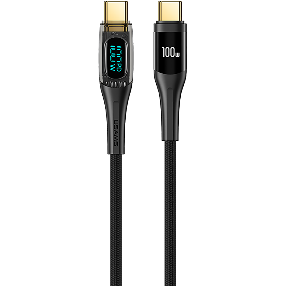 Кабель USB Type-C -USB Type-C Usams US-SJ591 2 м черный