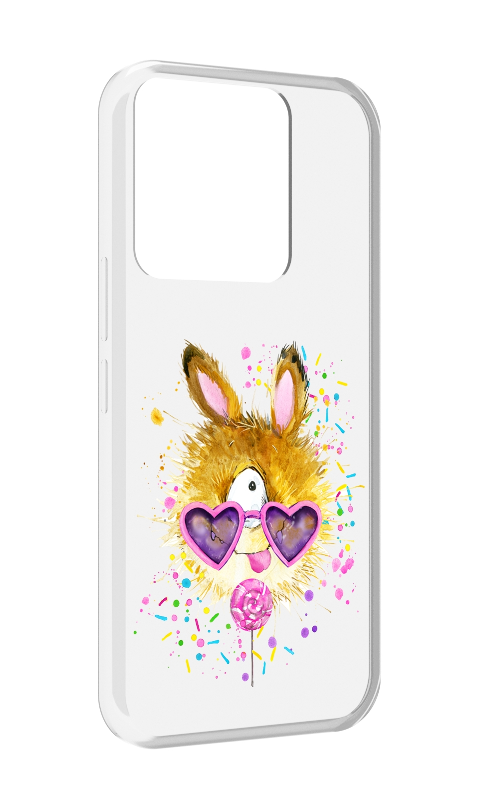 

Чехол MyPads Чупя для Tecno Spark Go 2022 / Tecno Spark 8C, Прозрачный, Tocco