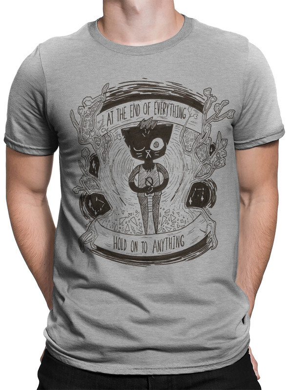 фото Футболка мужская dream shirts night in the woods - ночь в лесу серая 3xl