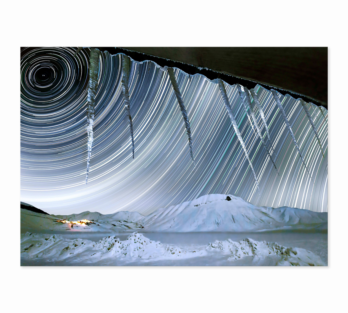 

Картина интерьерная на холсте Poly Print Art Лёд 60х40 см.