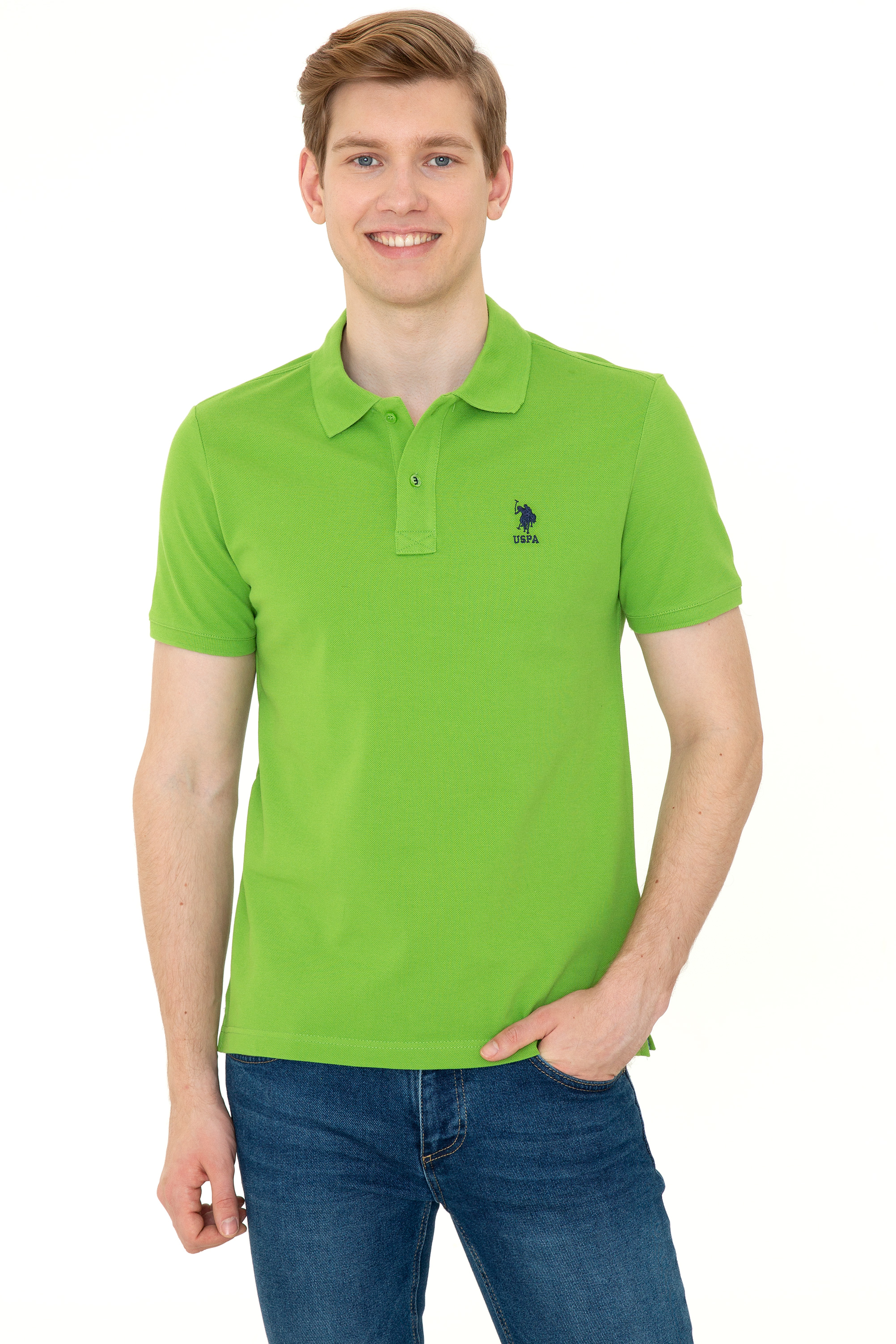 фото Футболка мужская u.s. polo assn. g081sz0110tp04iy022 зеленая 2xl