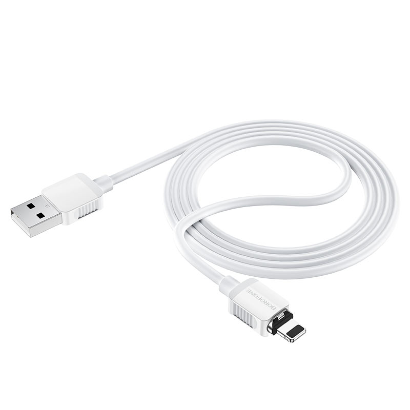 Дата-кабель Borofone BX57 USB - Type-C TPE 2A 1 м, White