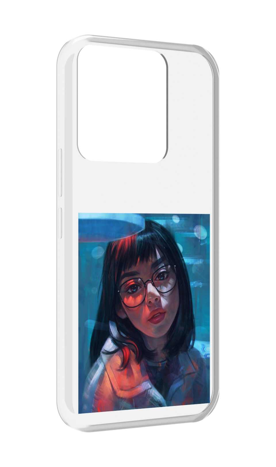 

Чехол MyPads девушка-под-красным-светом для Tecno Spark Go 2022 / Tecno Spark 8C, Прозрачный, Tocco