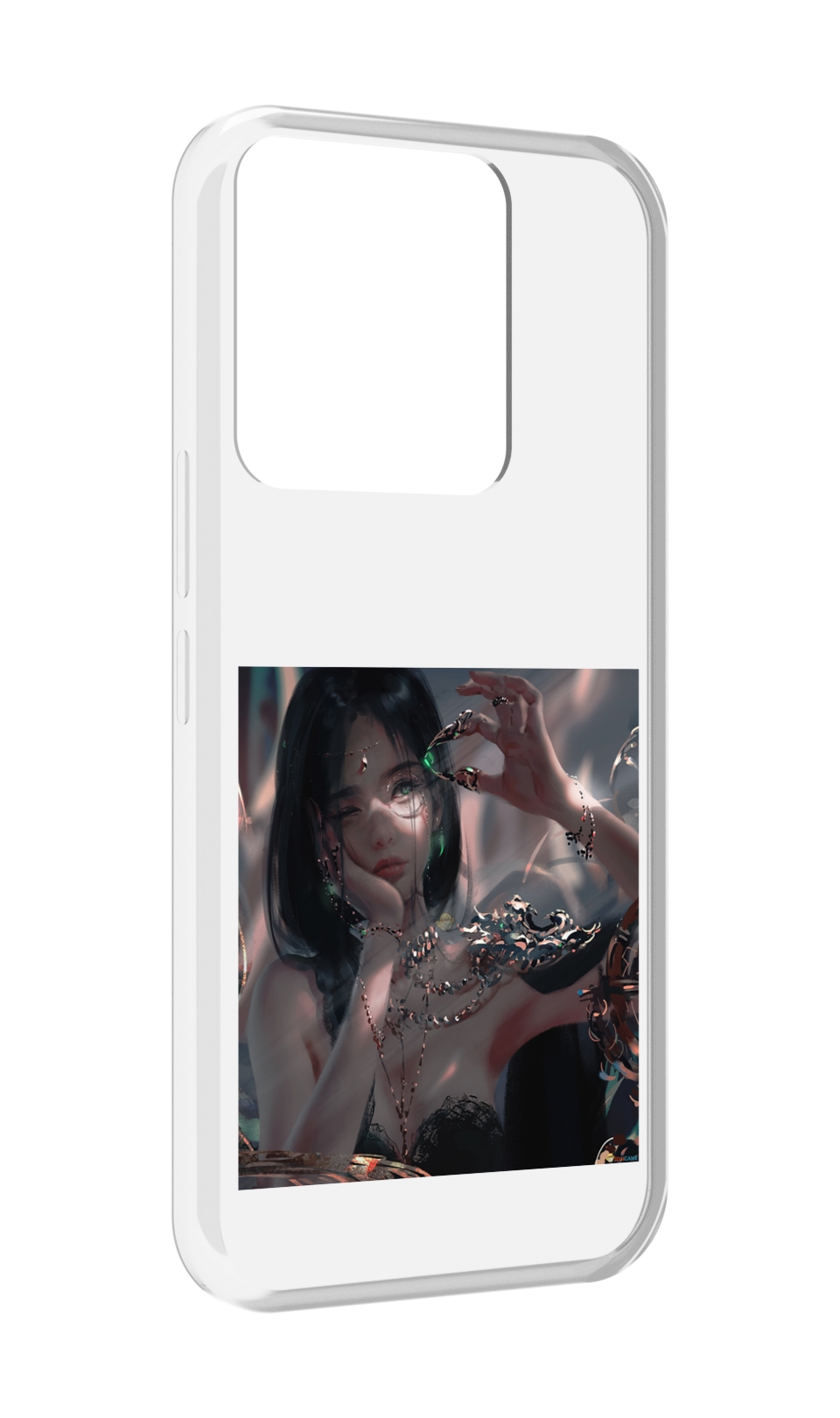 

Чехол MyPads девушка-с-алмазом для Tecno Spark Go 2022 / Tecno Spark 8C, Прозрачный, Tocco