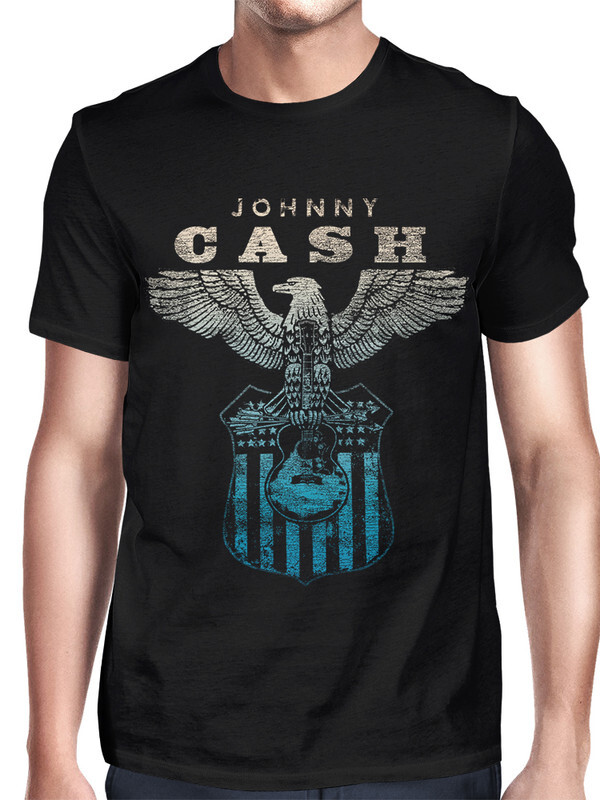 

Футболка мужская Dream Shirts Джонни Кэш - Johnny Cash черная 2XL, Джонни Кэш - Johnny Cash