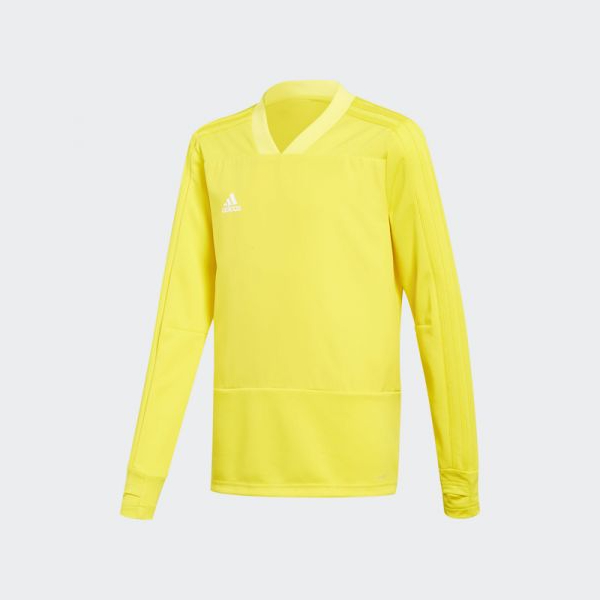 Свитшот Adidas Con 18 Tr Top Y, для девочек, CG0392, размер 152 см