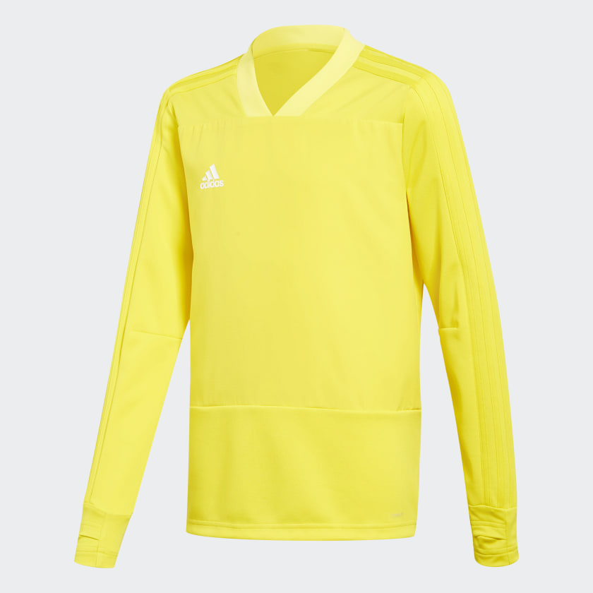 Свитшот Adidas Con 18 Tr Top Y, для девочек, CG0392, размер 164 см