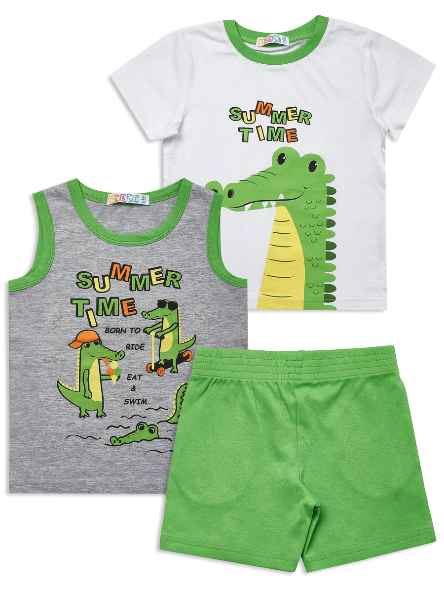 

Костюмы для мальчиков Me&We KB121-J714-436 Зеленый-98, KB121-J714-436