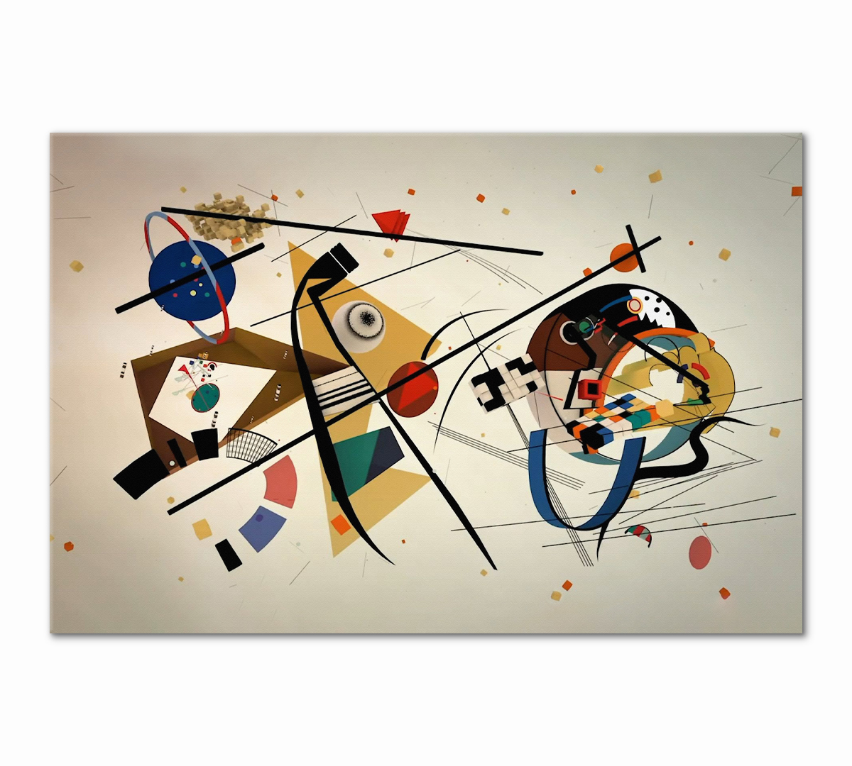 

Картина интерьерная на холсте Poly Print Art В мире Кандинского 1 70х50 см.