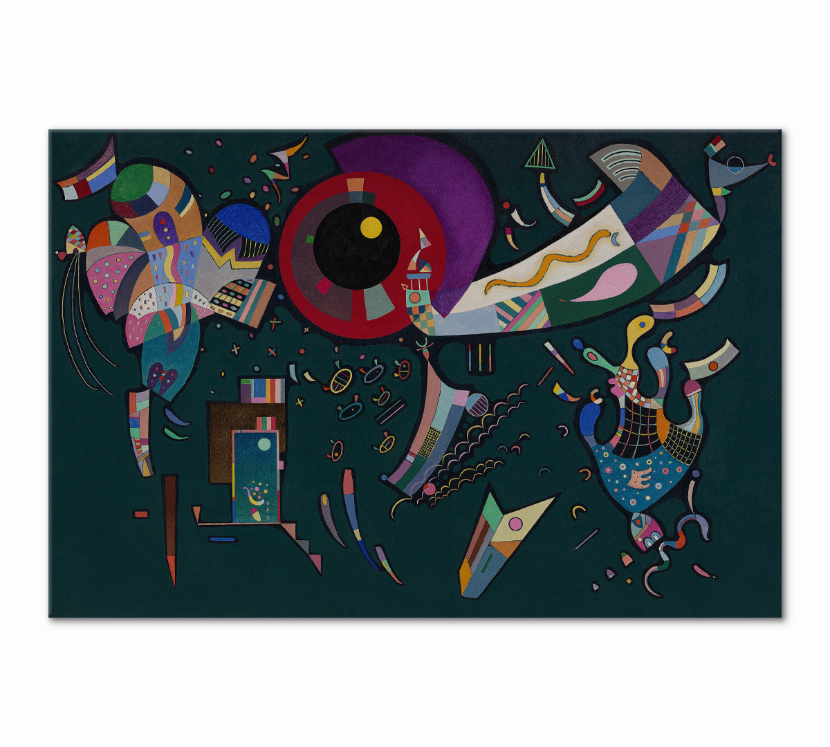 

Картина интерьерная на холсте Poly Print Art В мире Кандинского 3 70х50 см.