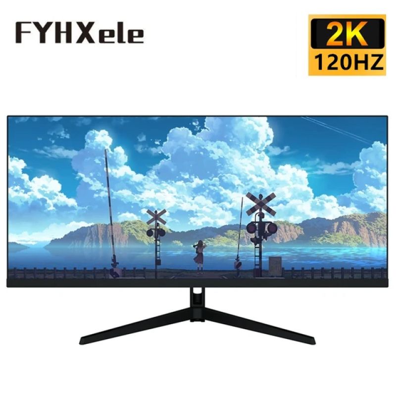 

29" Монитор FYHXele игровой 2560x1080 IPS, Черный, 500012