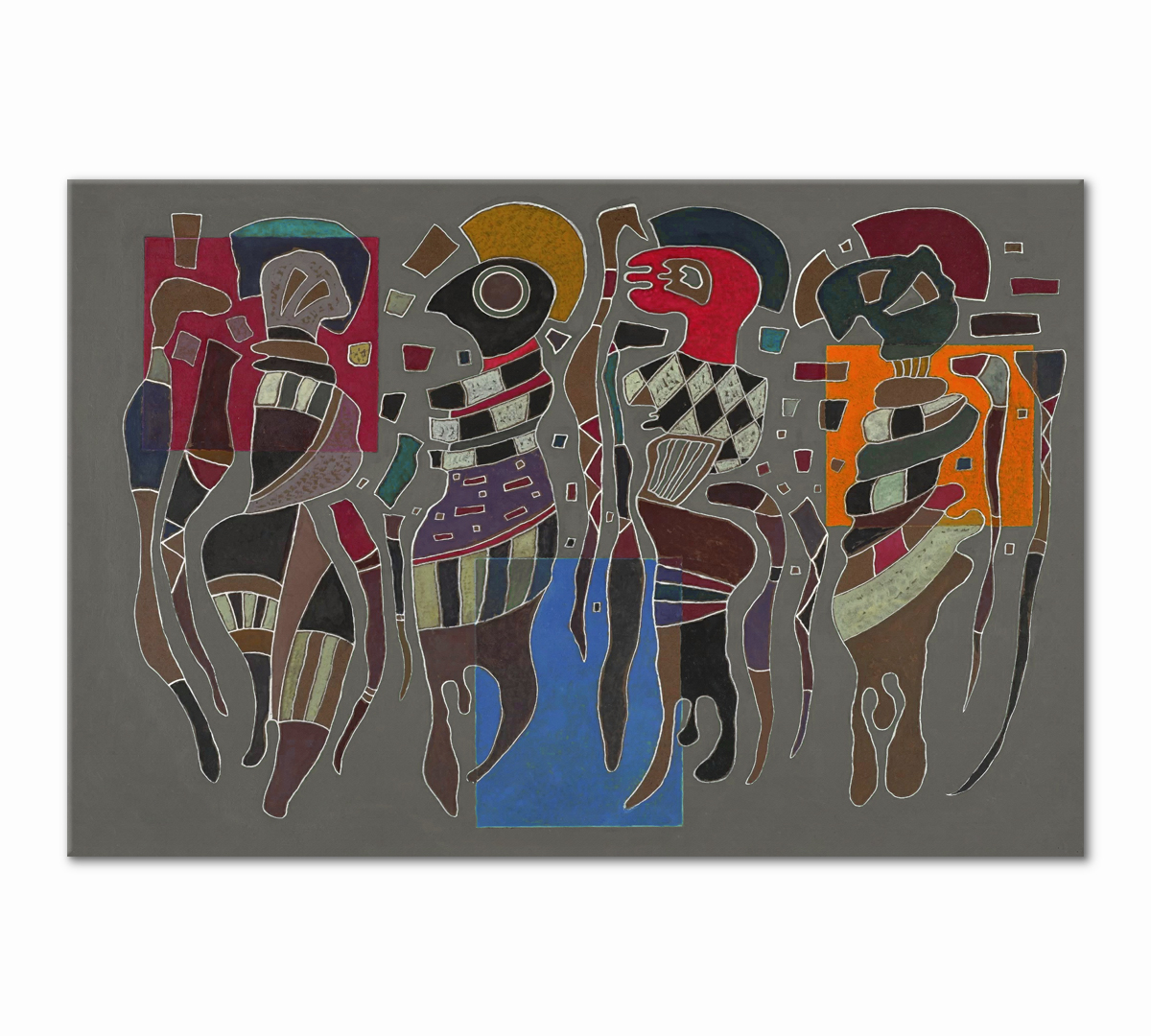 

Картина интерьерная на холсте Poly Print Art В мире Кандинского 5 60х40 см.