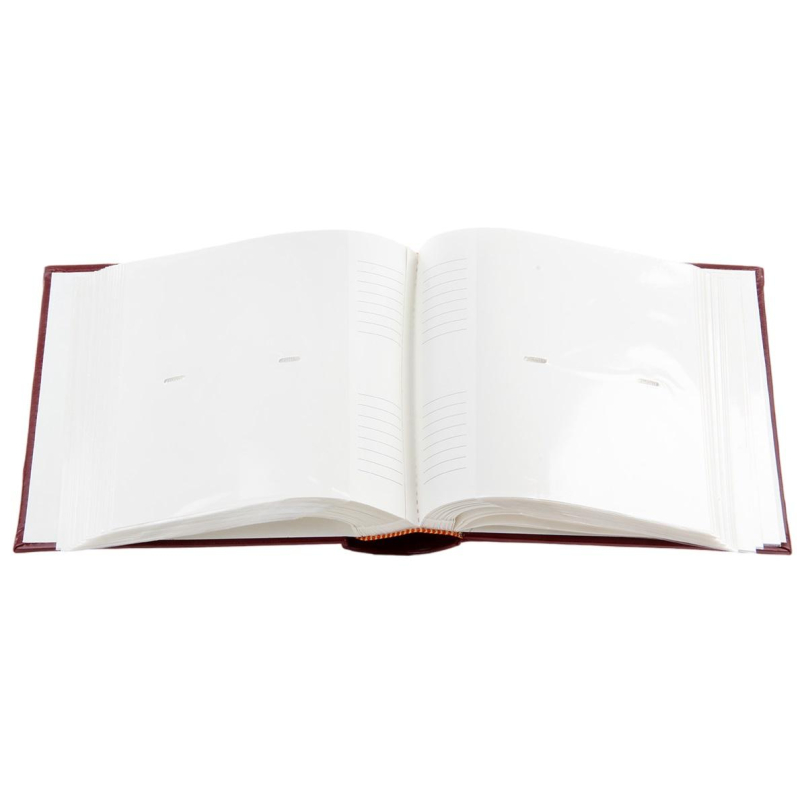 

Фотоальбом 300ф 10X15см, бум.карм.с мемо, книжн. пер-т, 2ф на стр.,117412