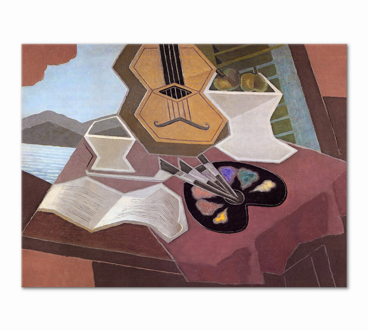 

Картина интерьерная на холсте Poly Print Art Натюрморт с палитрой 60х40 см.