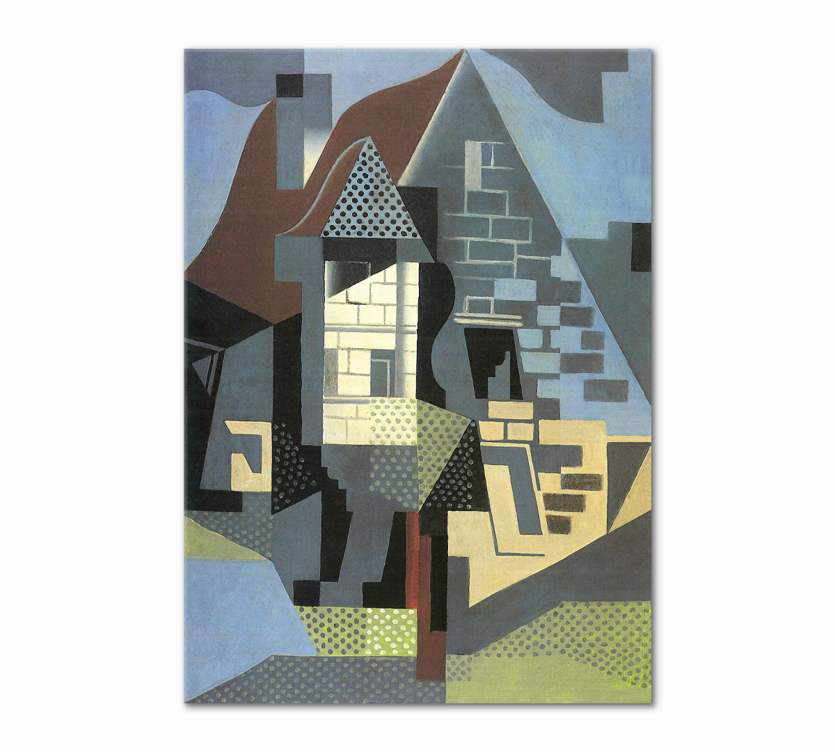 

Картина интерьерная на холсте Poly Print Art Лужайка перед домом 70х50 см.