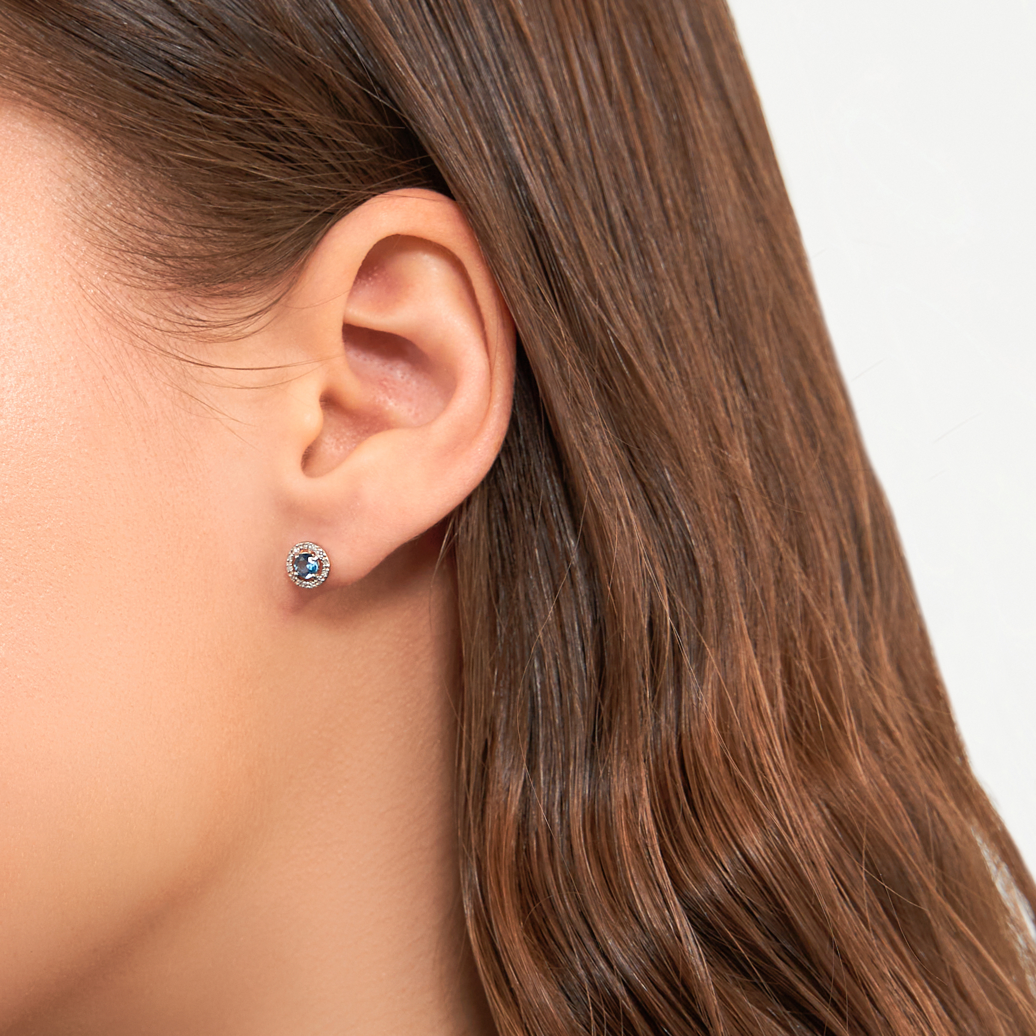 

Серьги золотые с бриллиантами и топазом London арт. 1224688тл, 1224688тл