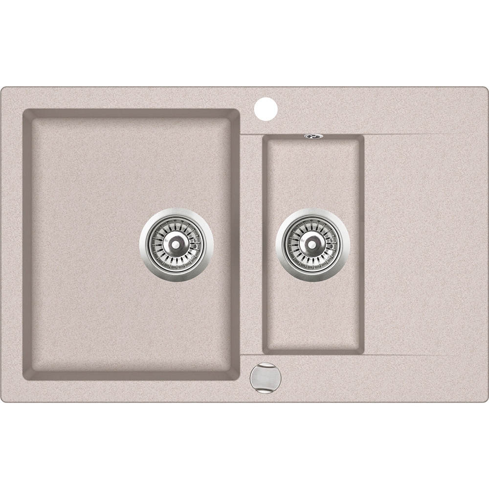 

Мойка из тегранита Teka Easy Clivo 60 B-TQ 1 1/2B 1D песочный бежевый