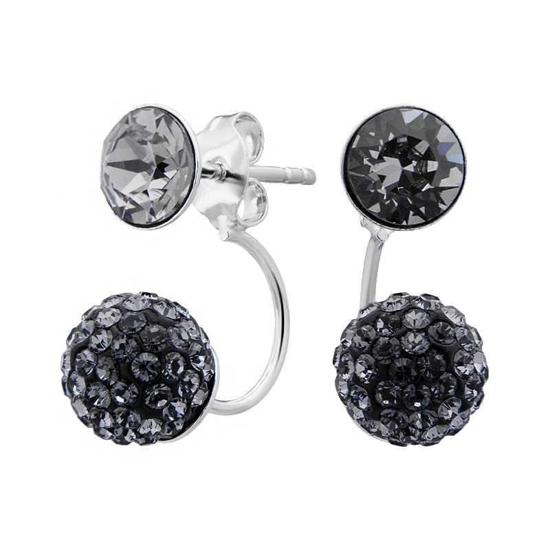 

Серьги джекеты из серебра с swarovski ЮВЕЛИР КАРАТ 0993C0288, 0993C0288