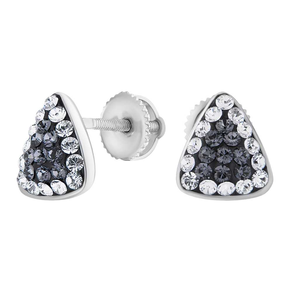 

Серьги из серебра ЮВЕЛИР КАРАТ с кристаллами Swarovski 0941C028801, 0941C028801