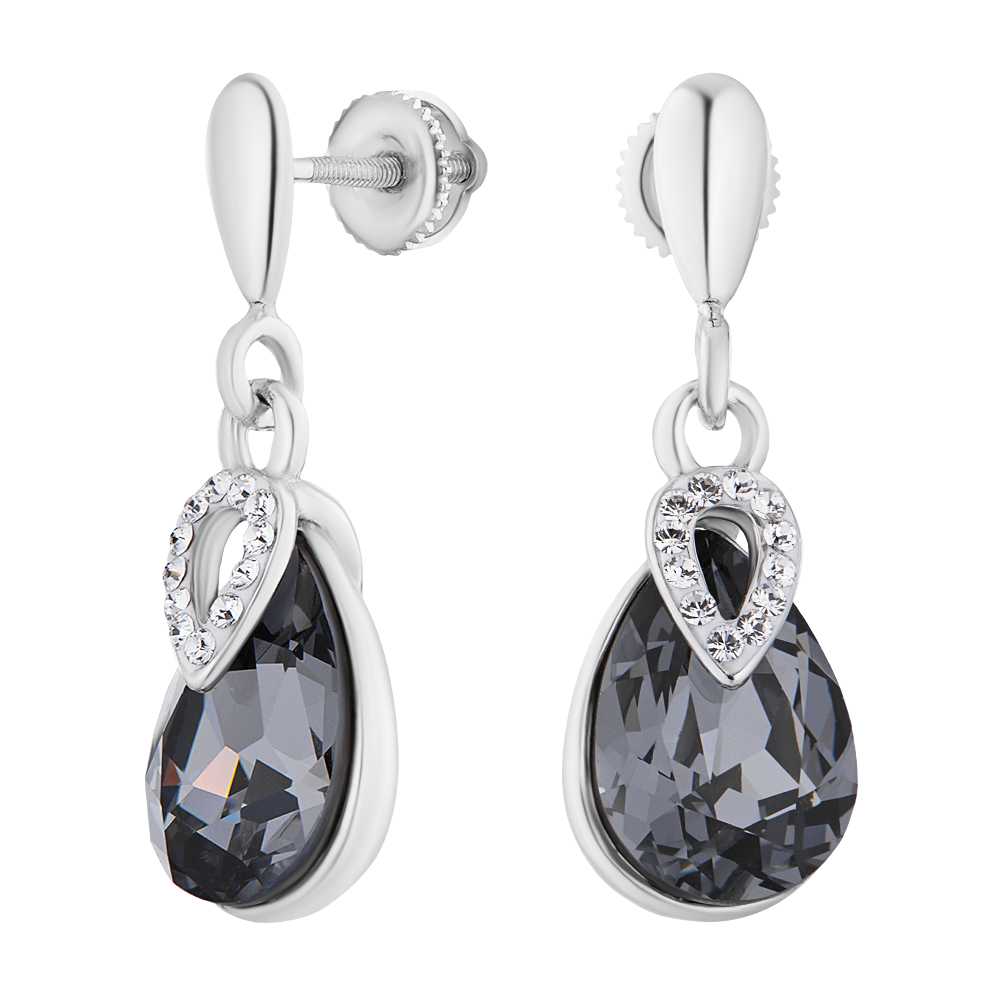 

Серьги из серебра с swarovski ЮВЕЛИР КАРАТ 0885C0201G, 0885C0201G