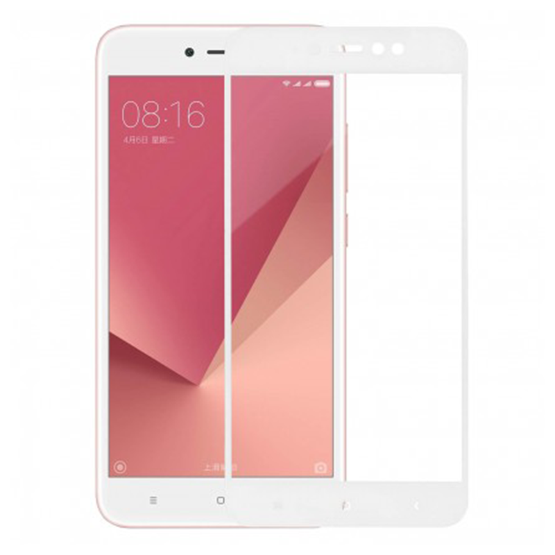 

Защитное стекло 2D для Xiaomi Redmi Note 5A Prime/5A32/64Gb белое в т/у