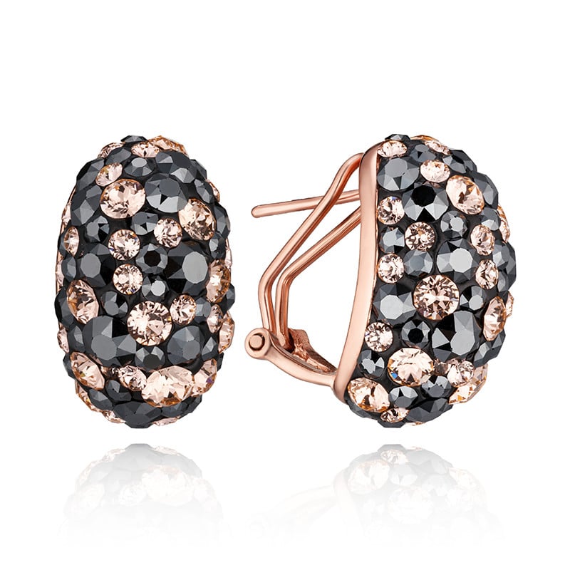 

Серьги из серебра ЮВЕЛИР КАРАТ в позолоте c кристаллами Swarovski 0133C04033G.P., 0133C04033G.P.