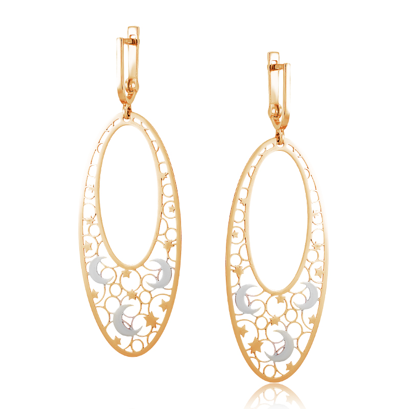 

Серьги женские из золота ЮВЕЛИР КАРАТ 1023900, 1023900