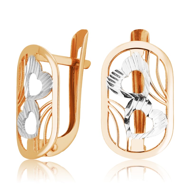

Серьги женские из золота ЮВЕЛИР КАРАТ 1025375/9, 1025375/9