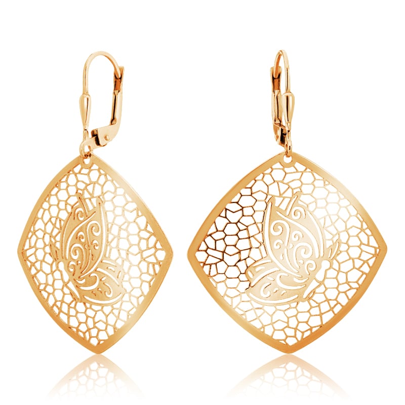 

Серьги из красного золота ЮВЕЛИР КАРАТ 1025530/4, 1025530/4