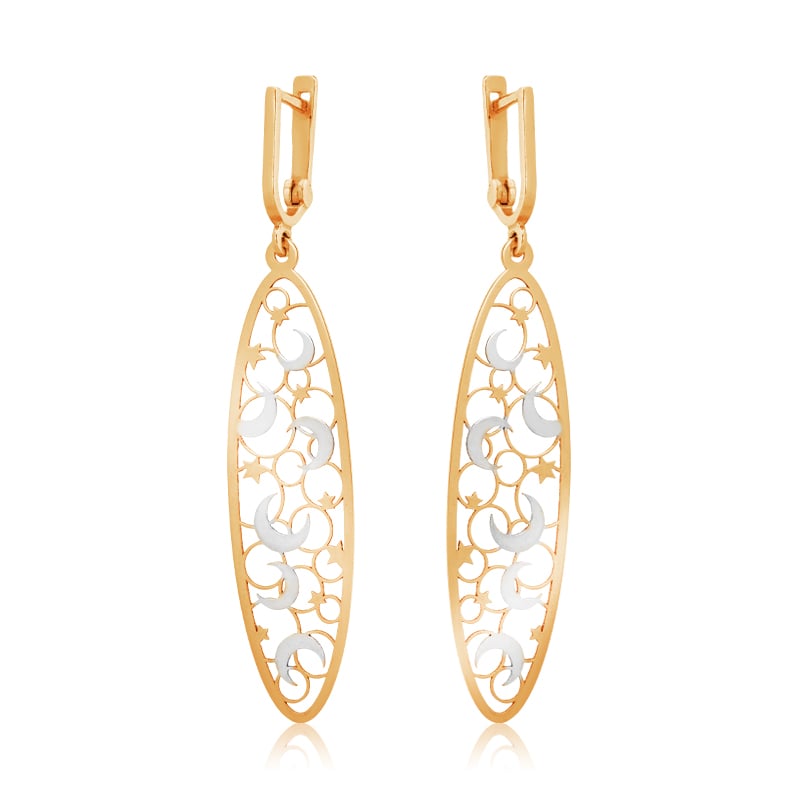 

Серьги женские из золота ЮВЕЛИР КАРАТ 1023974, 1023974
