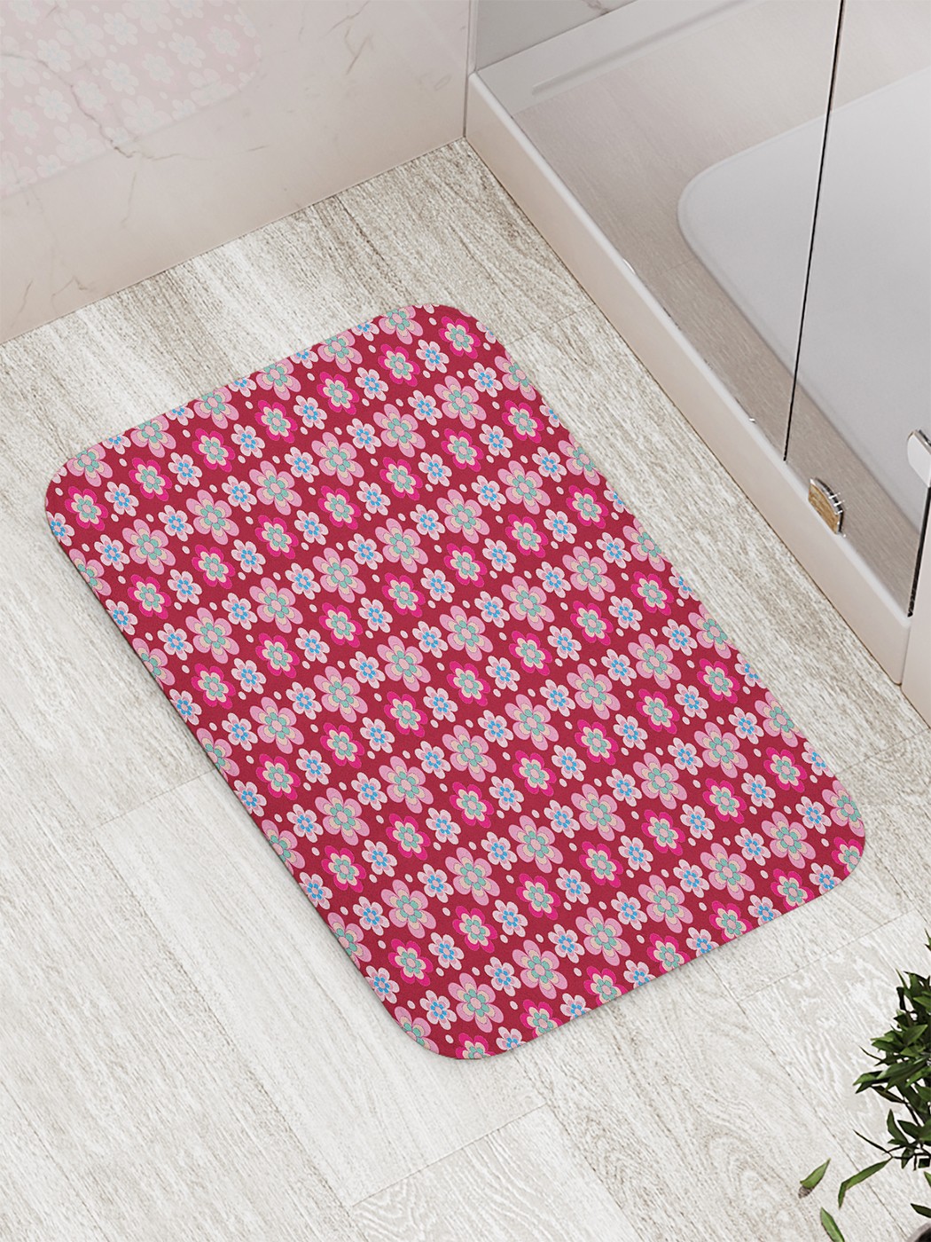 

bath_28393 Коврик противоскользящий для ванной, сауны, бассейна, 77х52 см