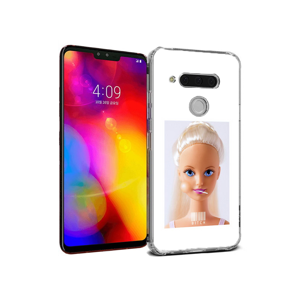 

Чехол MyPads Tocco для LG V40 ThinQ барби (PT121590.74.226), Прозрачный, Tocco