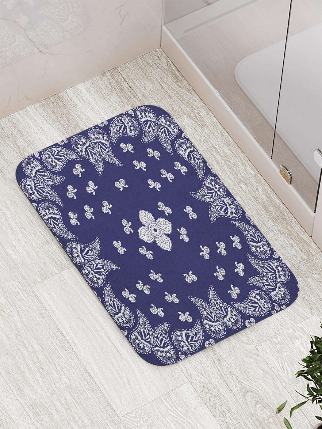 

bath_23136 Коврик противоскользящий для ванной, сауны, бассейна, 77х52 см