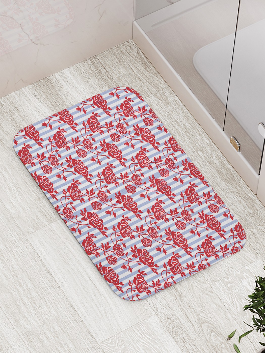 

bath_29025 Коврик противоскользящий для ванной, сауны, бассейна, 77х52 см