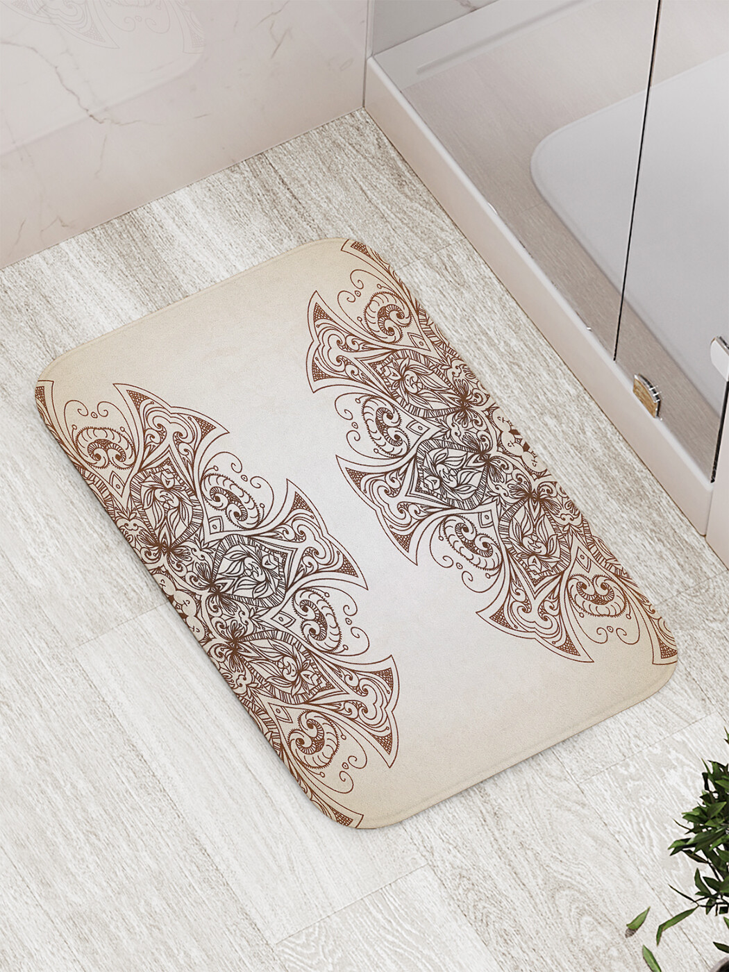 

bath_29426 Коврик противоскользящий для ванной, сауны, бассейна, 77х52 см